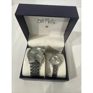 Bob Mackie | Accessories | Bob Mackie His Her Silver With  display picture 3